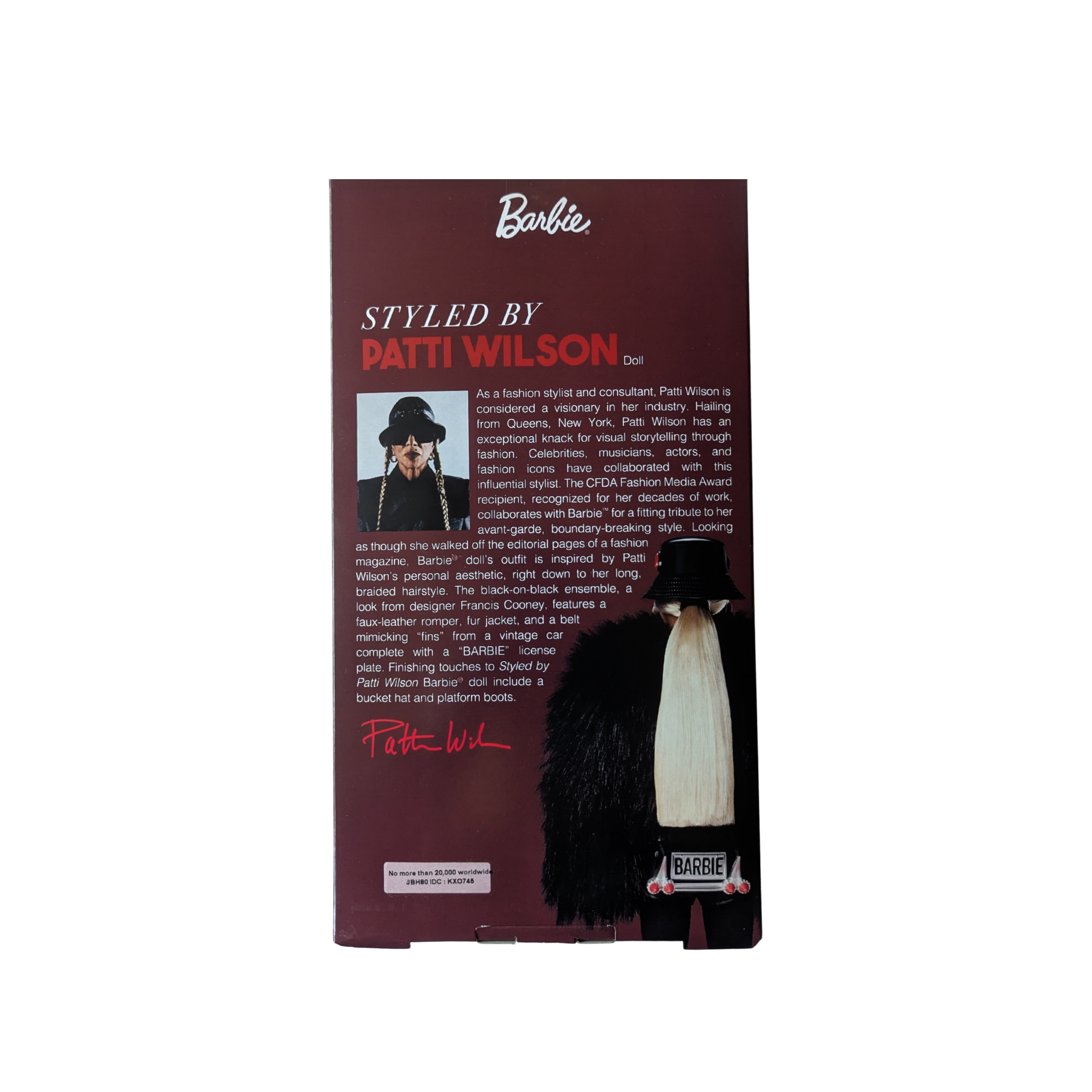 Mattel - Barbie - JBH80 - Styled by Patti Wilson - Neuf/Emballage d'origine - Poupée de collection