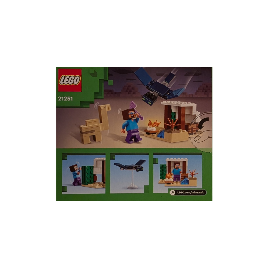 LEGO Minecraft - 21251 - L'expédition dans le désert de Steve - Neuf/Emballé - Set