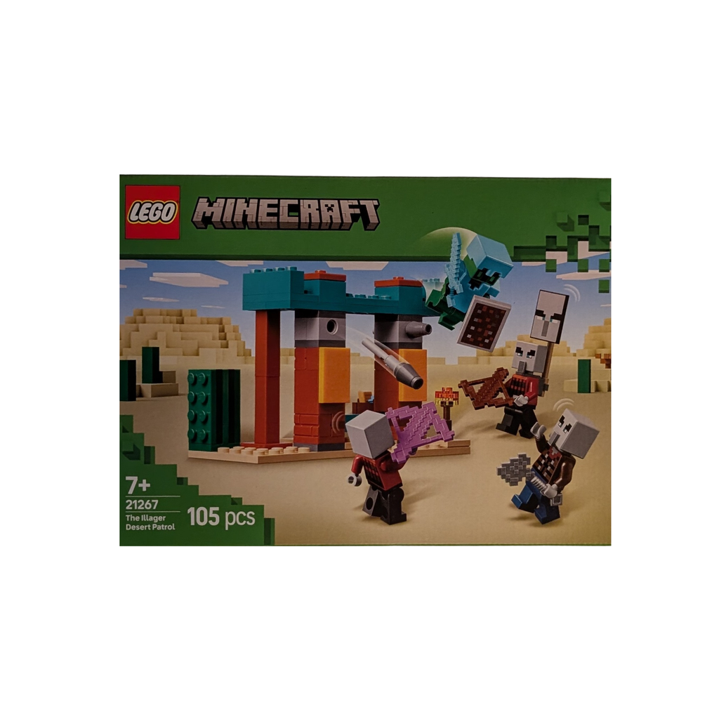 LEGO Minecraft - 21267 - La Patrouille du désert des Pillards - Neuf/Boîte scellée - Set