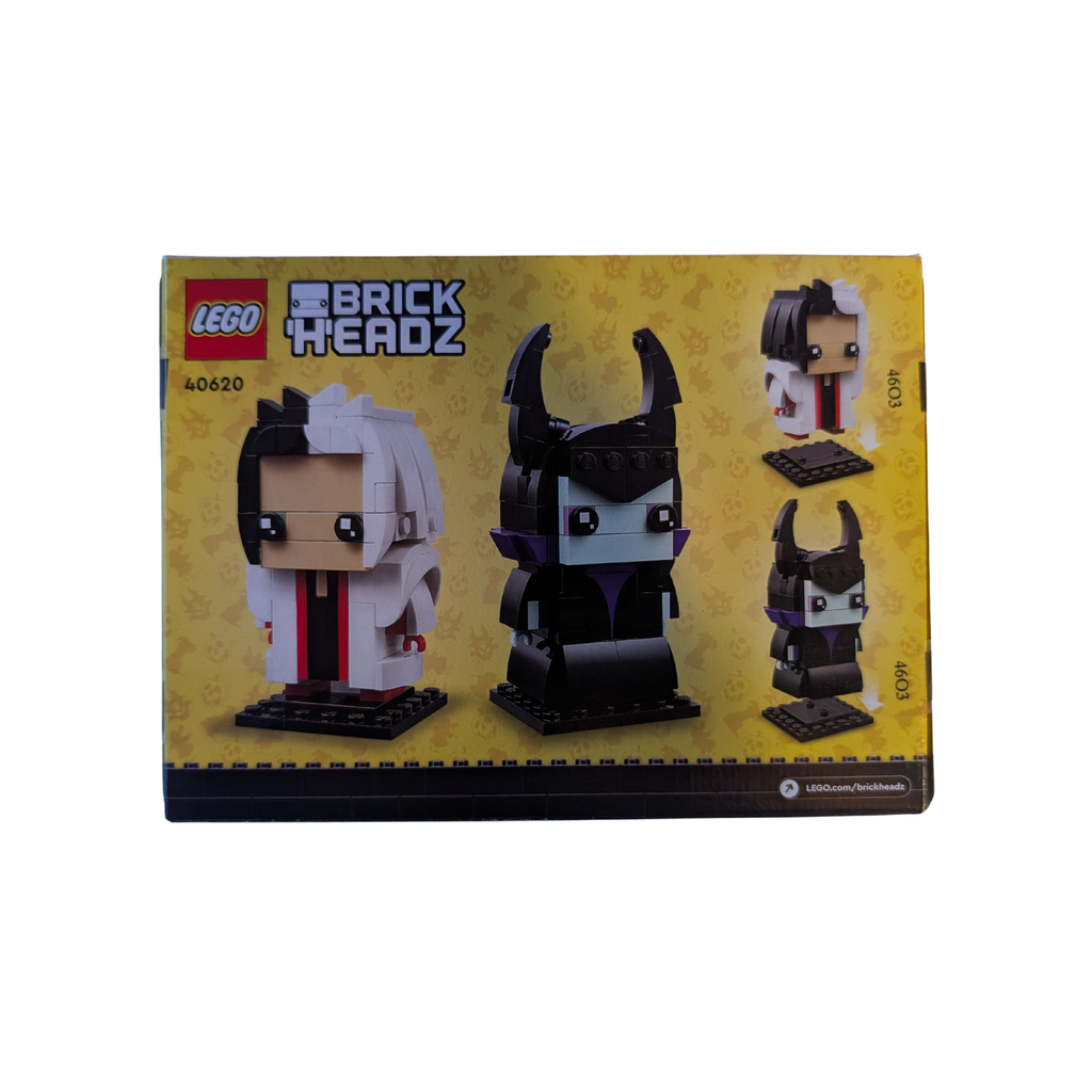 LEGO BrickHeadz - 40620 - Cruella et Maléfique - Neuf/Scellé - Set