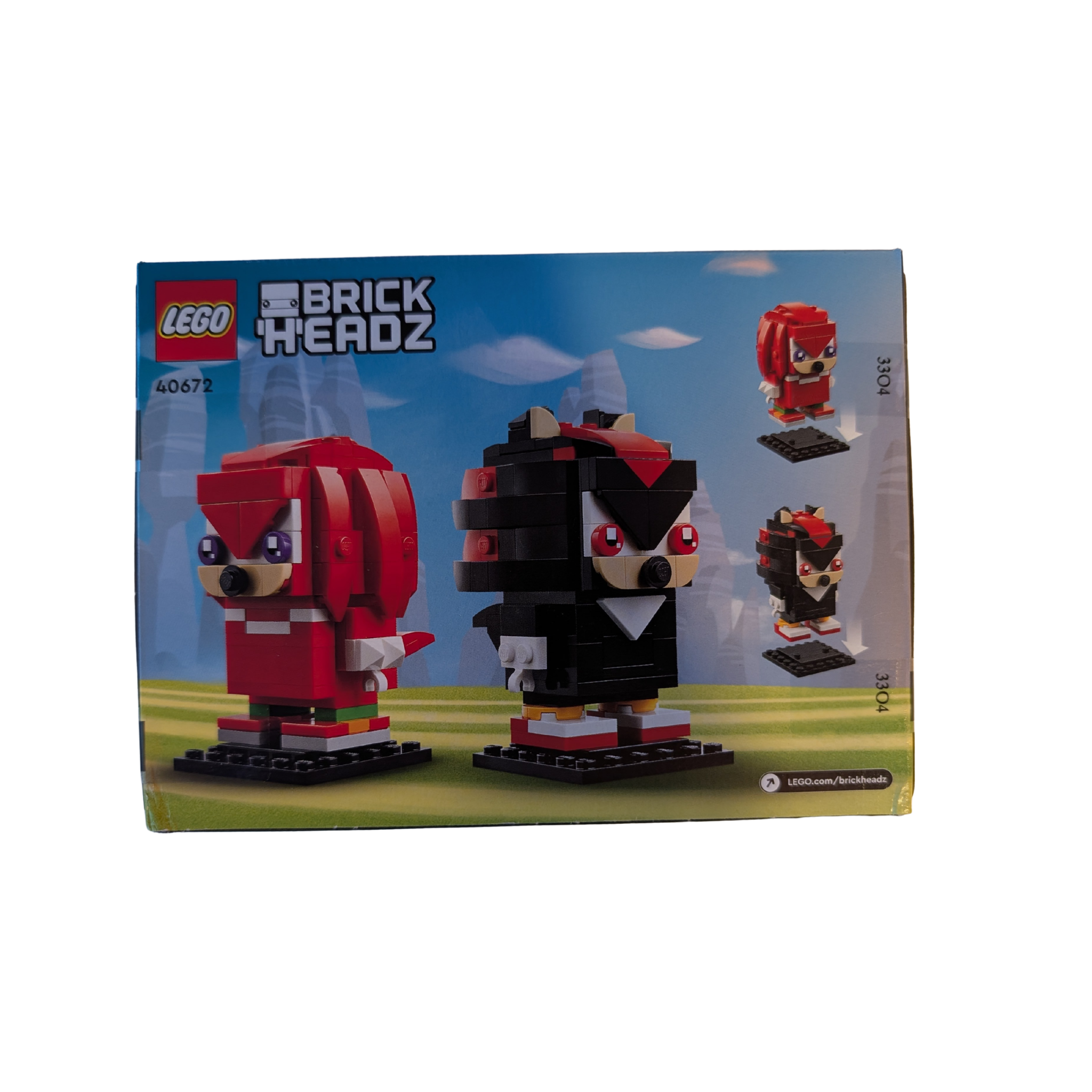 LEGO BrickHeadz - 40672 - Sonic the Hedgehog: Knuckles & Shadow - Neuf/Scellé - Set