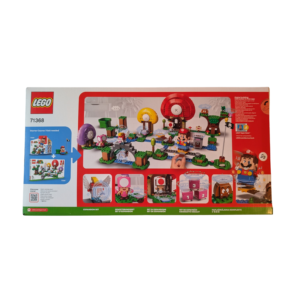 LEGO Super Mario - 71368 - La Chasse au trésor de Toad – Ensemble d'extension - Neuf/Boîte d'origine - Set