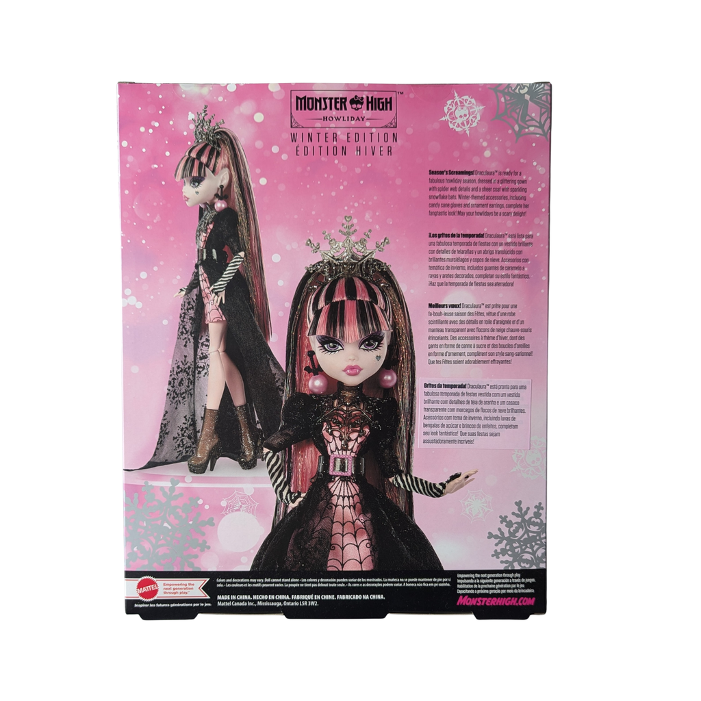 Mattel - Monster High - HKX67 - Howliday Winter Edition - Draculaura - Neuf/Scellé - Poupée de collection