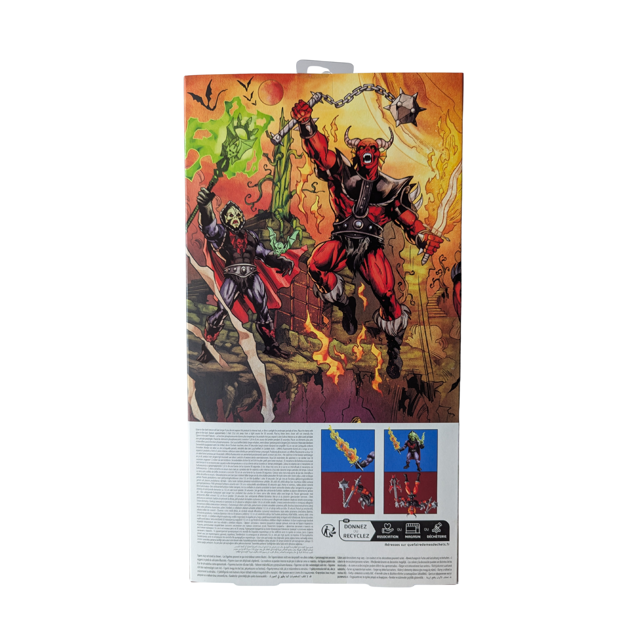 Mattel - Masters of the Universe x Stranger Things - Origins - Hordak & Hellfire-Man - Neuf/Scellé - Pack de 2 figurines