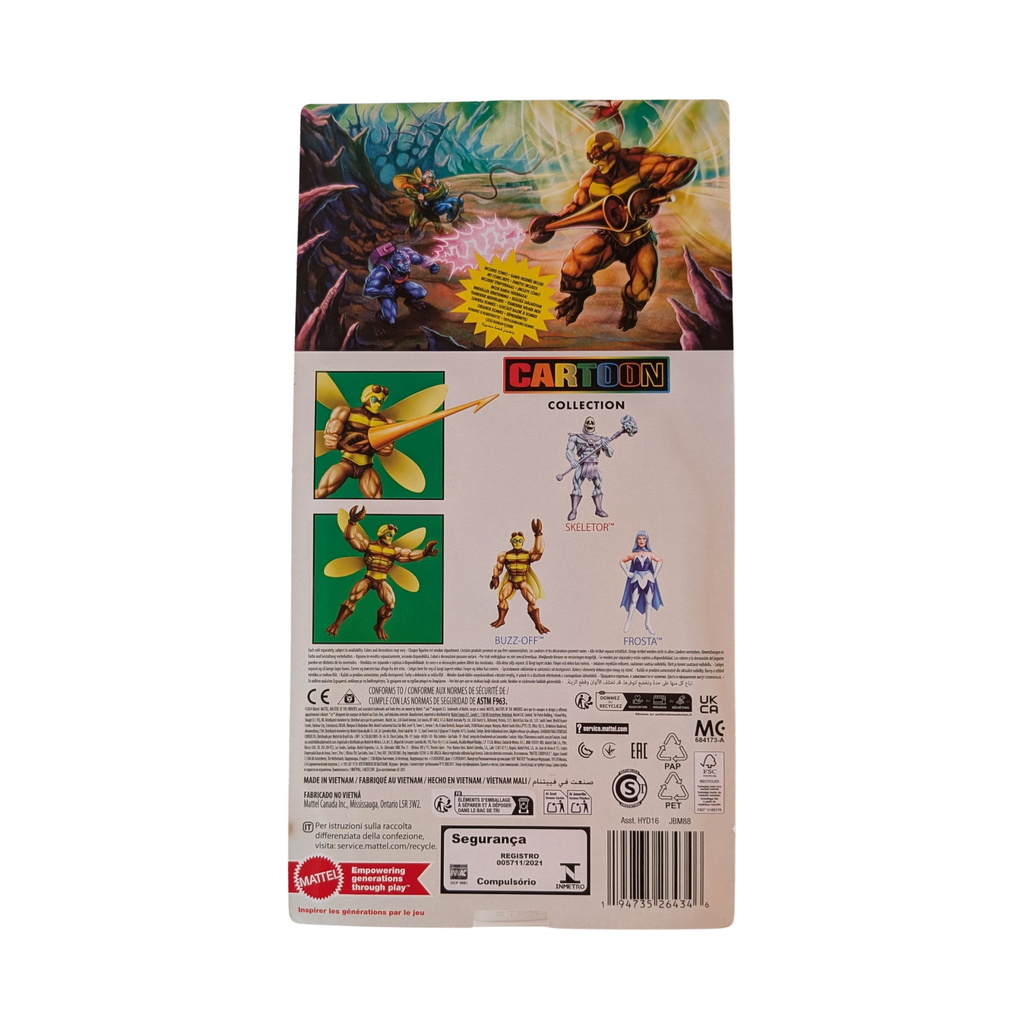 Mattel - Masters of the Universe – Cartoon Collection - Origins - Buzz-Off - Neuf/Scellé - Figurine d'Action