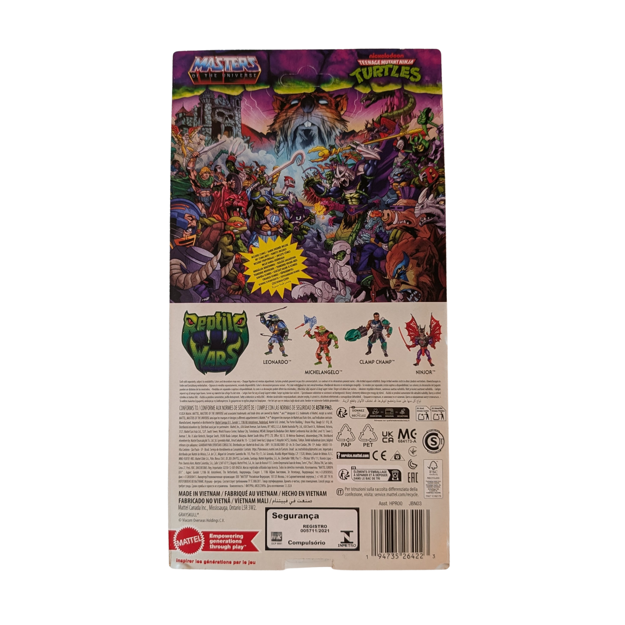 Masters of the Universe – MOTU x TMNT: Turtles of Grayskull Actionfigur - Leonardo