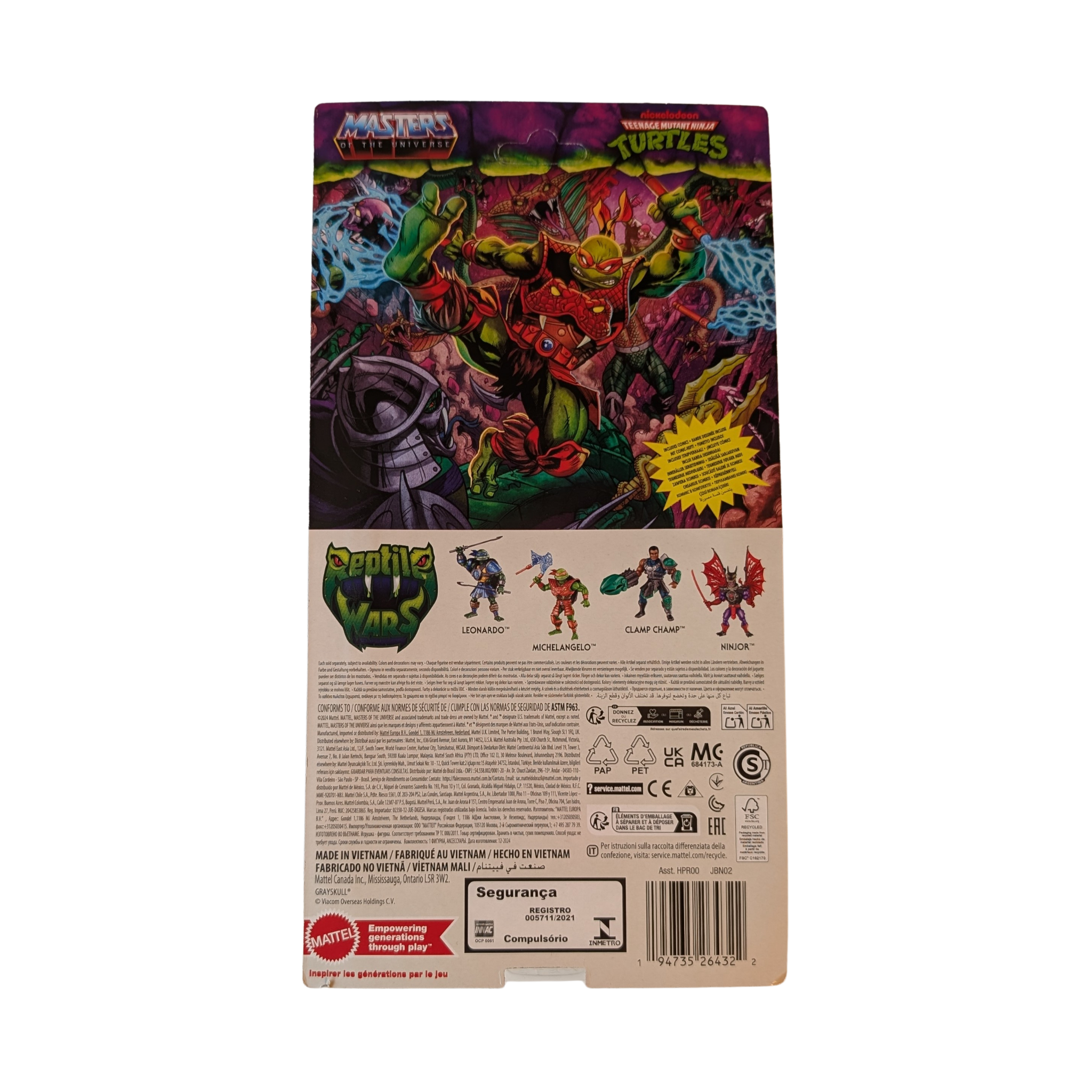 Masters of the Universe – MOTU x TMNT: Turtles of Grayskull Actionfigur - Michelangelo