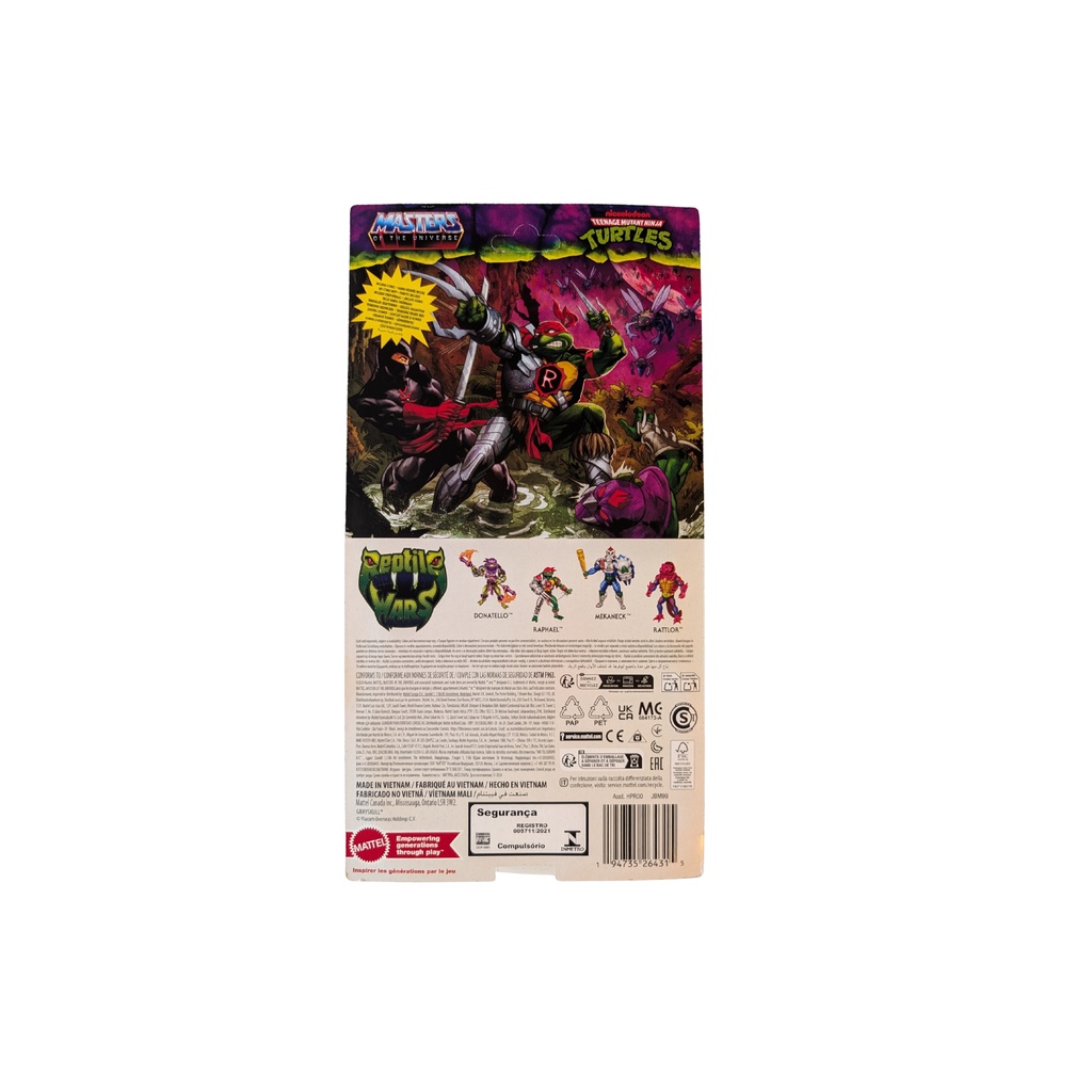 Mattel - Masters of the Universe – MOTU x TMNT: Turtles of Grayskull Figurine articulée - Raphael - Neuf/Scellé - Figurine