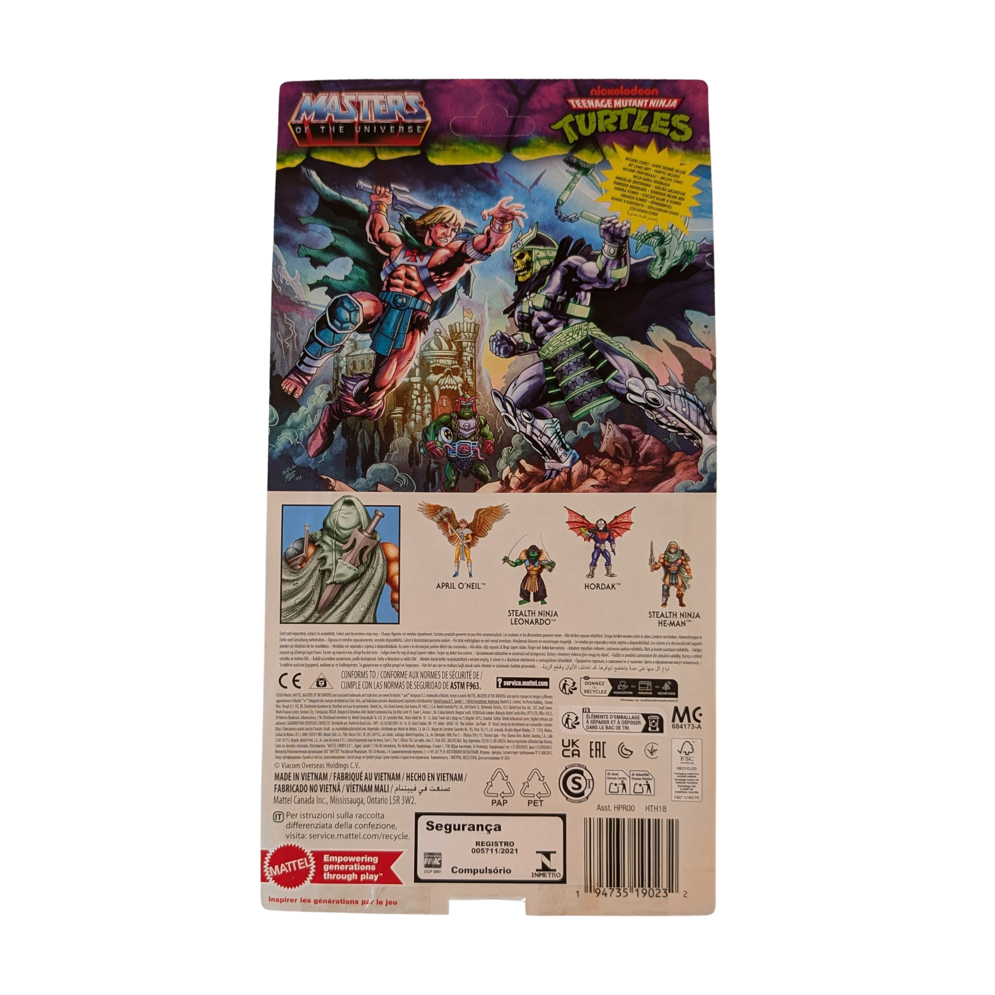 Masters of the Universe – MOTU x TMNT: Turtles of Grayskull Actionfigur -Stealth Ninja He-Man