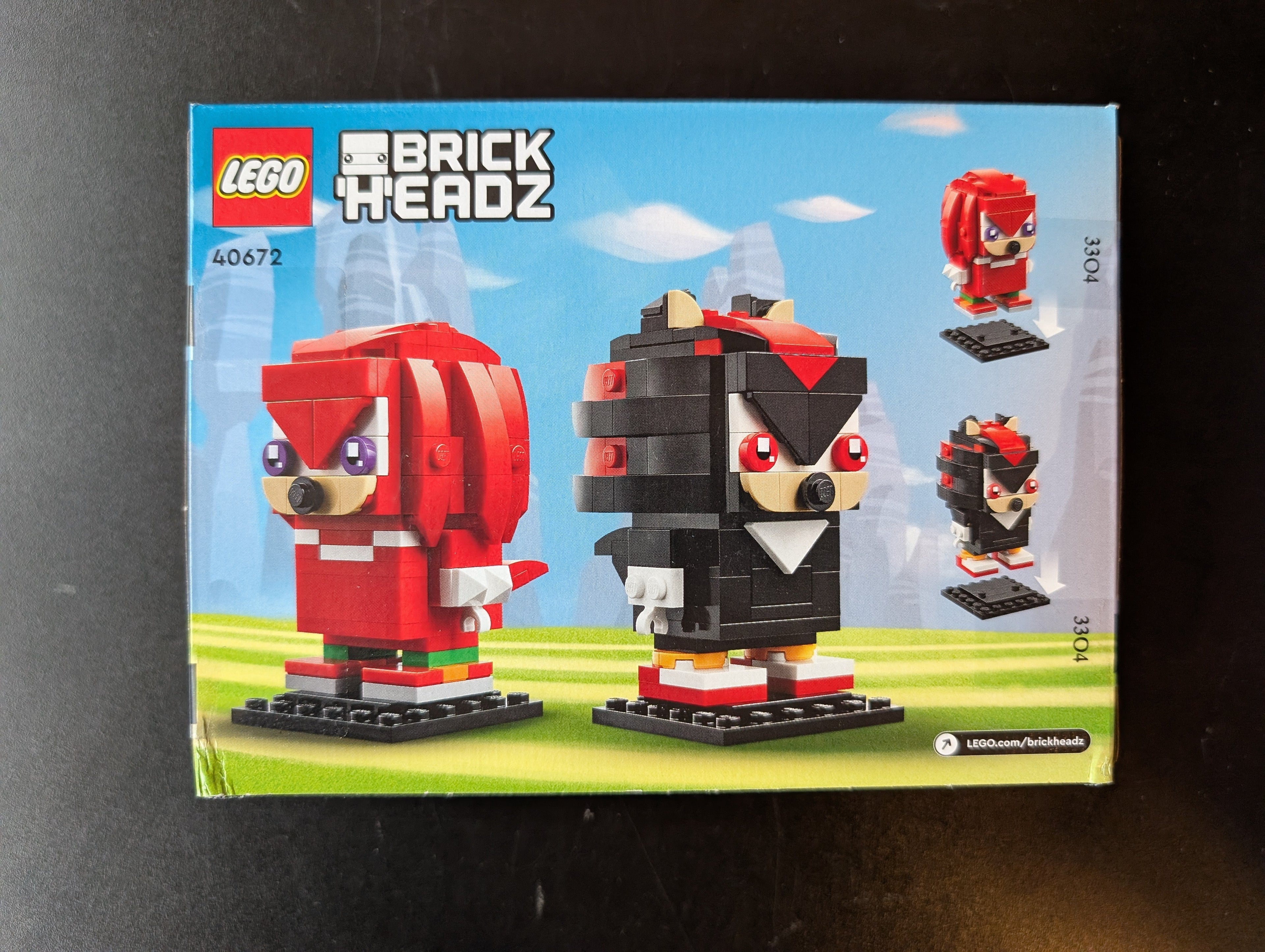 LEGO BrickHeadz - 40672 - Sonic the Hedgehog: Knuckles & Shadow