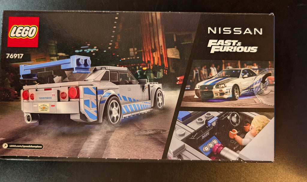 LEGO Speed Champions - 76917 - 2 Fast 2 Furious - Nissan Skyline GT-R (R34) - Neuf/Scellé - Set