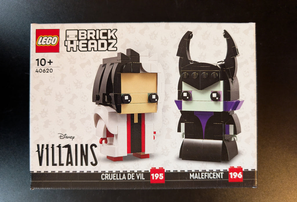 LEGO BrickHeadz - 40620 - Cruella et Maléfique - Neuf/Scellé - Set