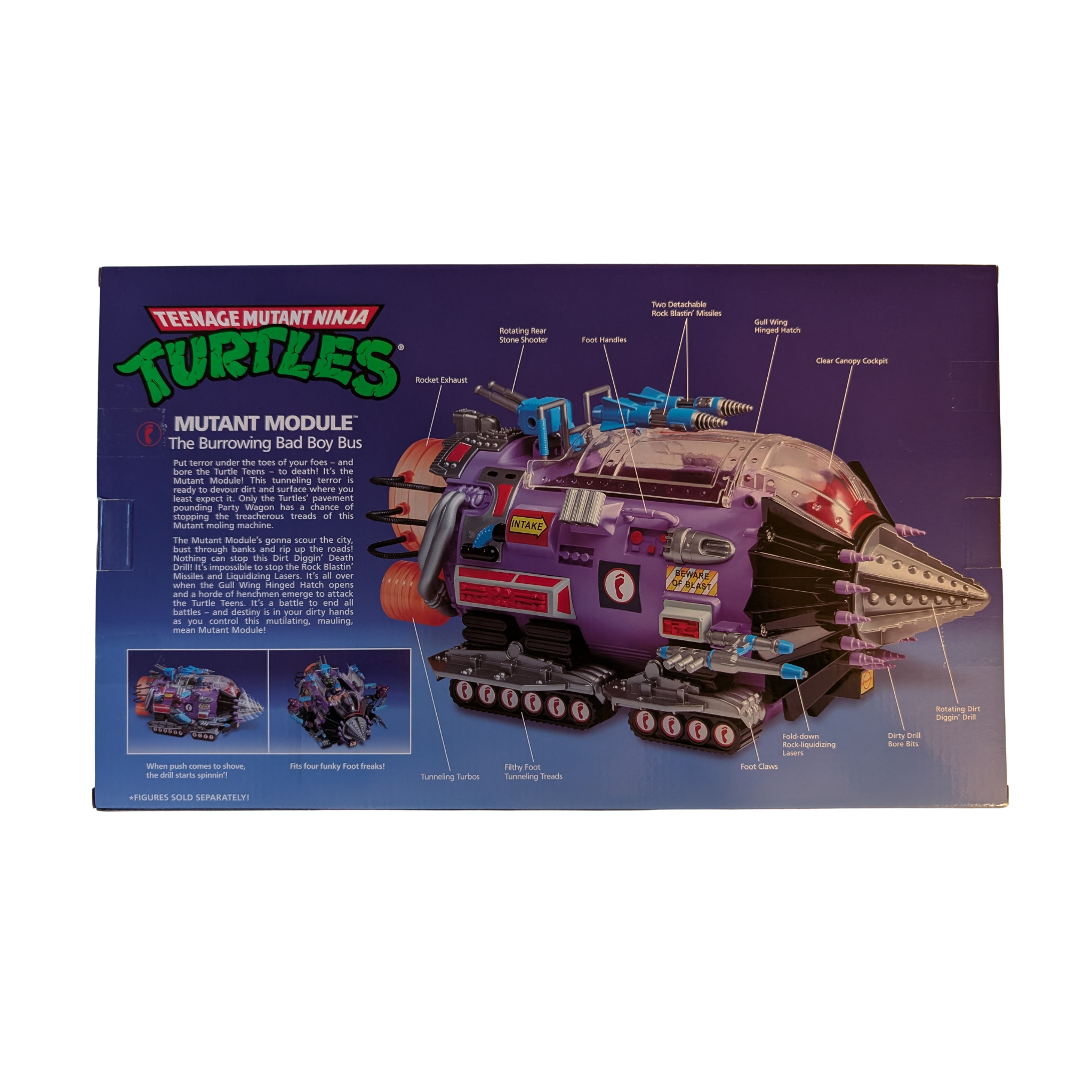 Playmates - Teenage Mutant Ninja Turtles Véhicule - Mutant Module - Neuf/Boîte scellée - Véhicule - Playset