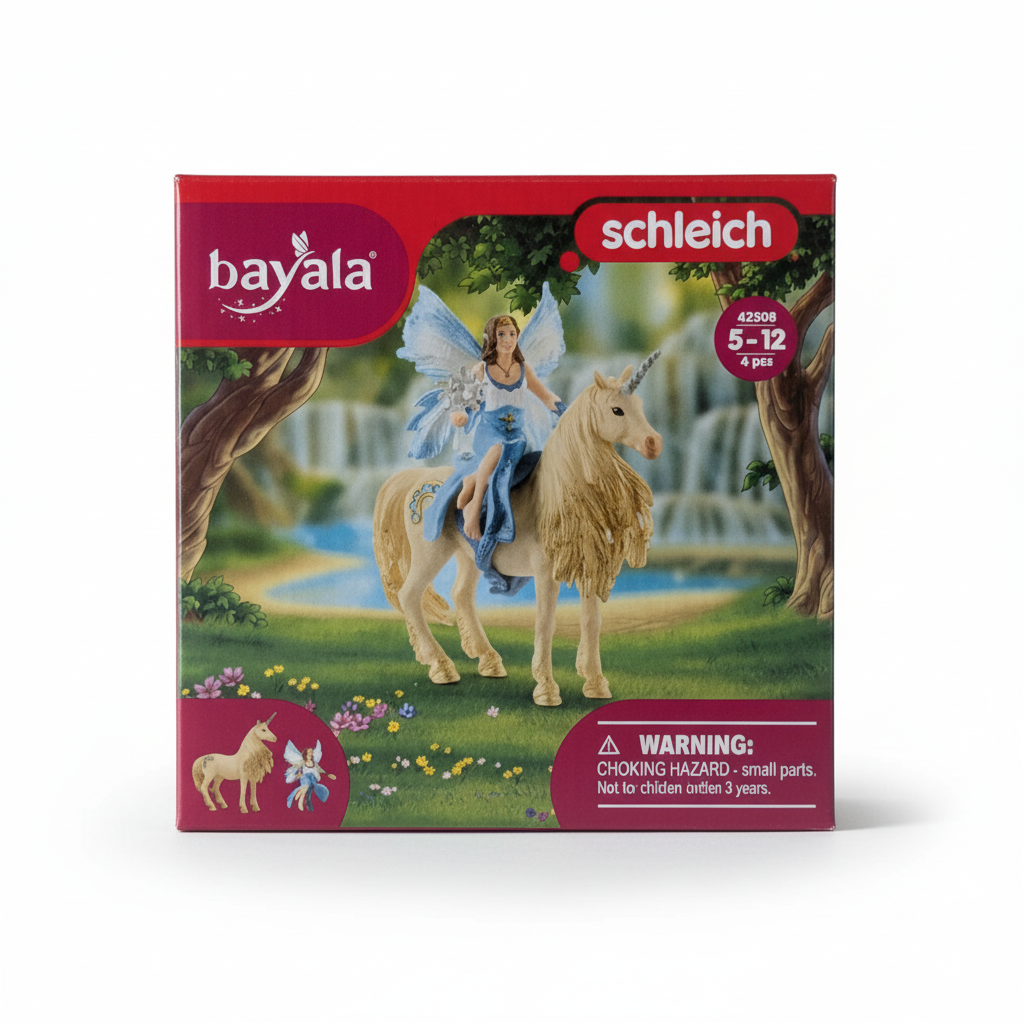 Schleich Bayala 42508 – Eyelas Ausritt auf dem Goldeinhorn – Figurenset – Neu/OVP