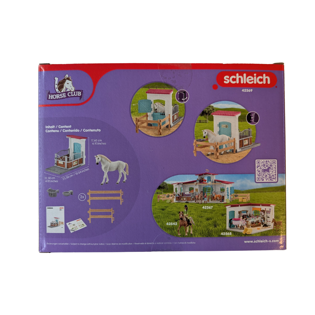 Schleich Horse Club 42569 – Box à chevaux avec figurine et accessoires – Neuf/OVP – Set de jeu