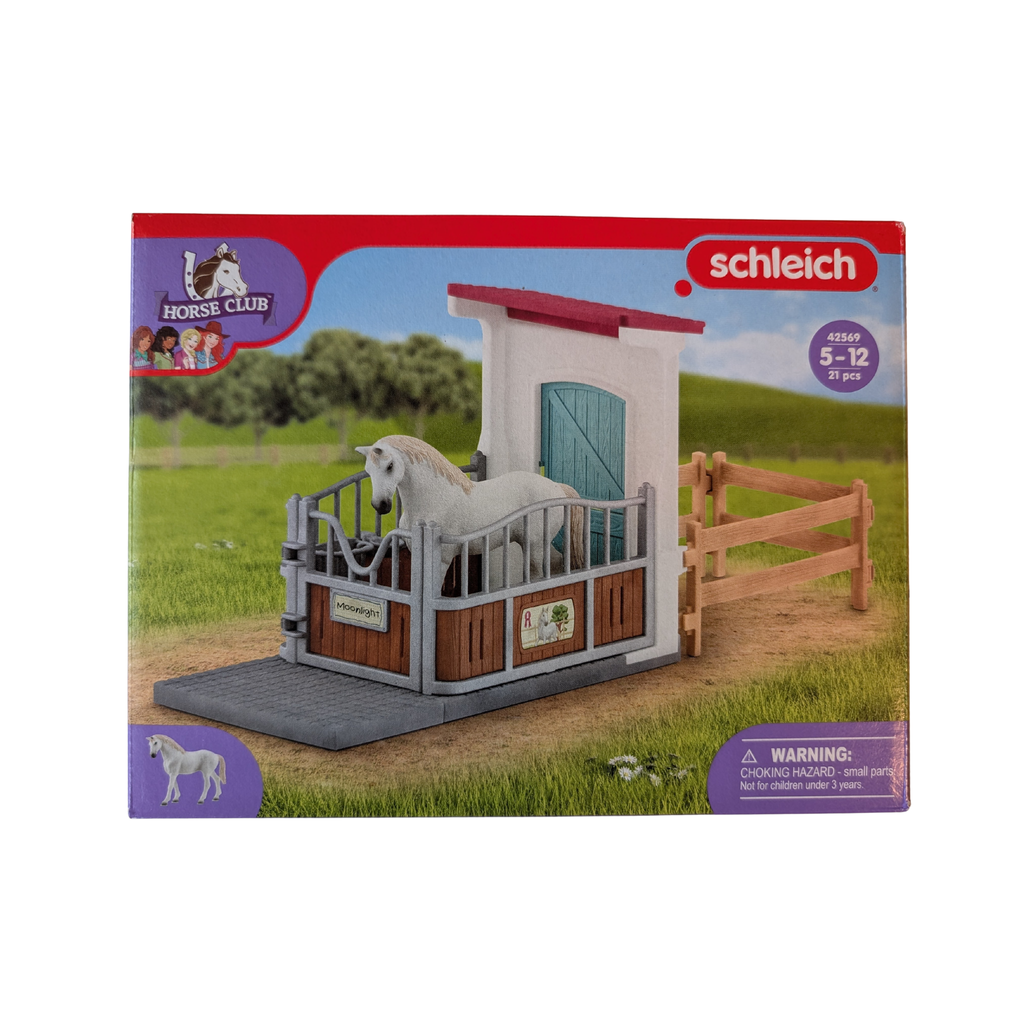 Schleich Horse Club 42569 – Box à chevaux avec figurine et accessoires – Neuf/OVP – Set de jeu