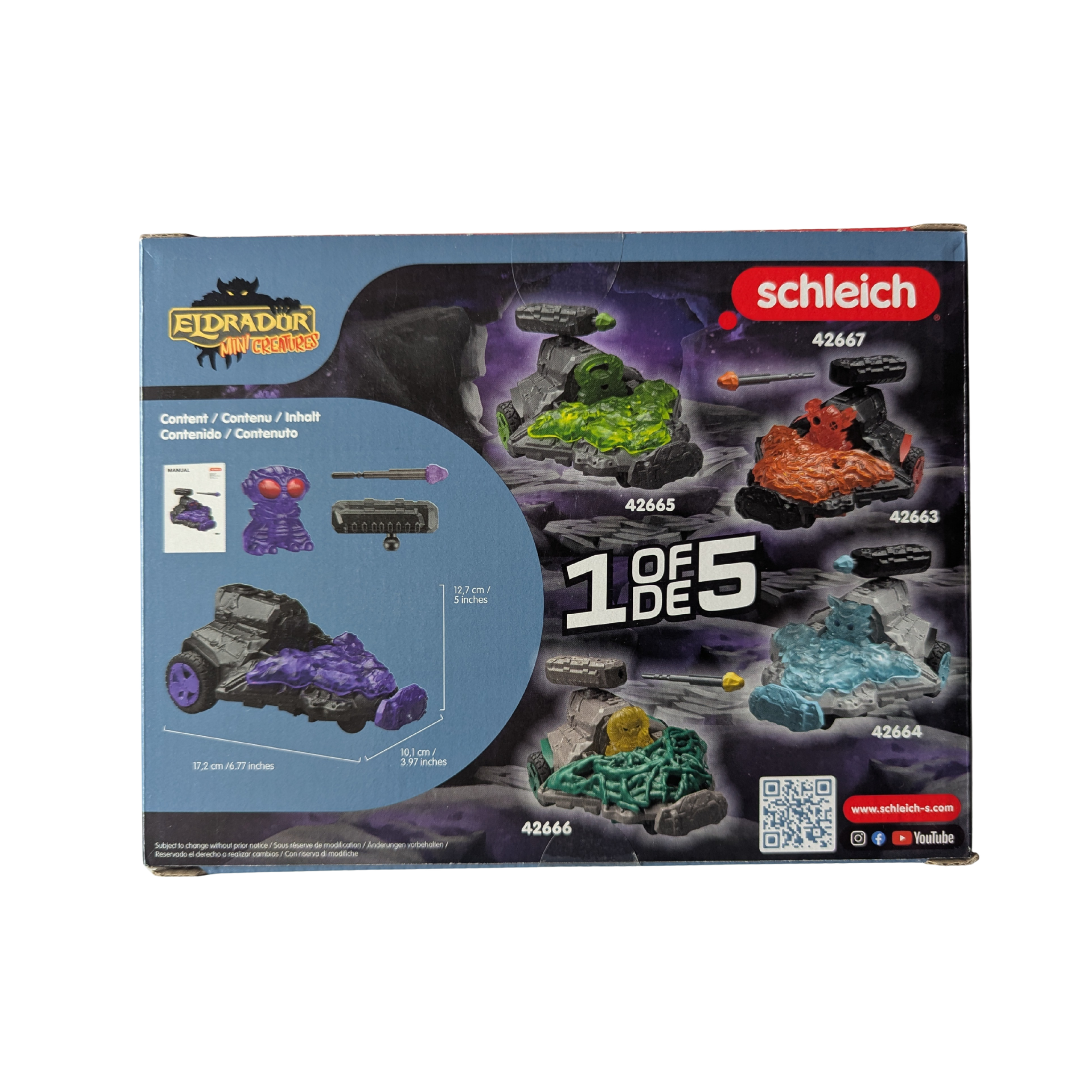 Schleich - Eldrador - 42667 - Schatten Düsenjet Fahrzeug mit Mini Creature - Neu/OVP - Spielset