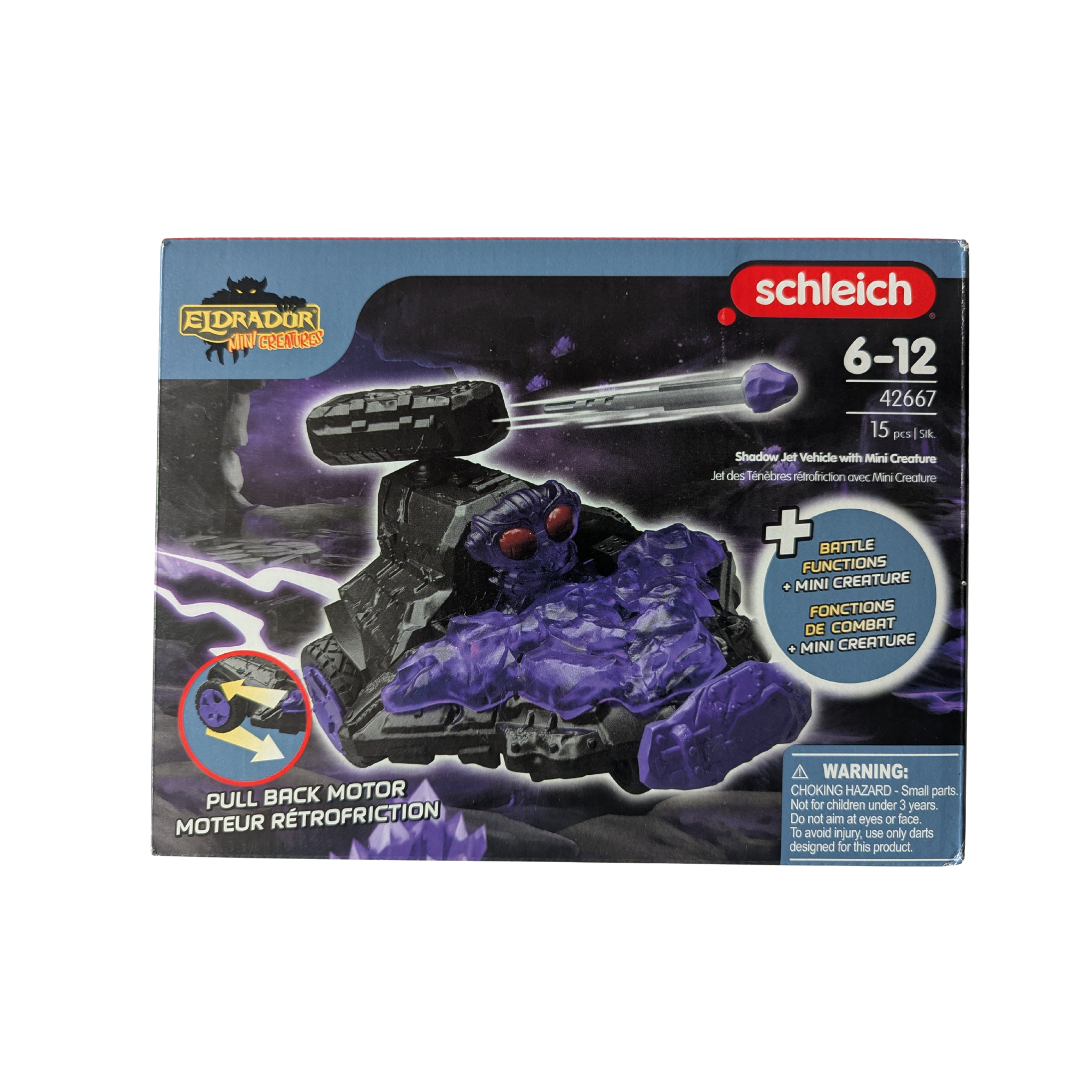 Schleich - Eldrador - 42667 - Schatten Düsenjet Fahrzeug mit Mini Creature - Neu/OVP - Spielset