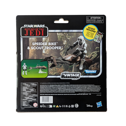 Hasbro - Star Wars - Vintage Collection (TVC) - Speeder Bike & Scout Trooper - Neuf/Scellé - Véhicule & Figurine