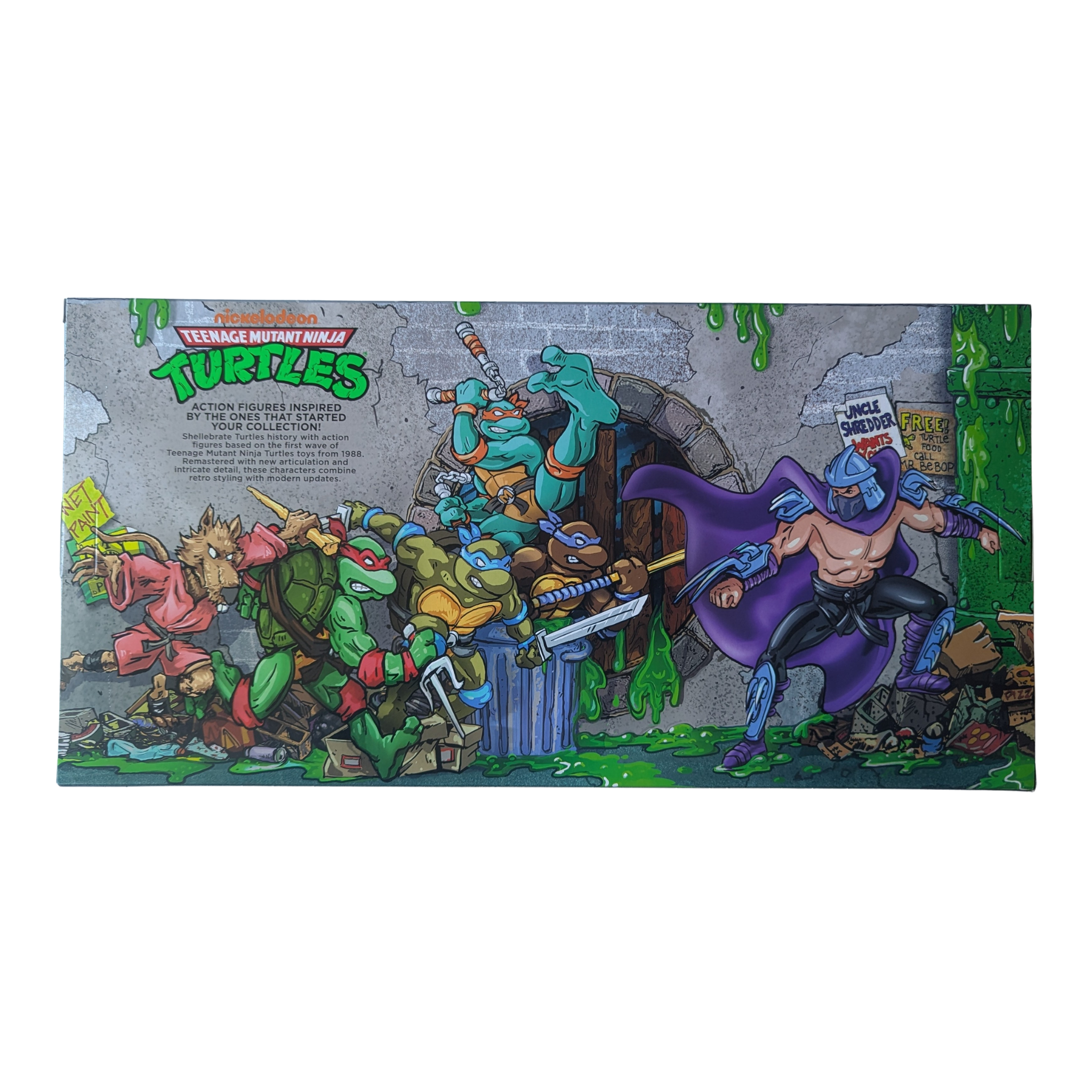 Playmates - Teenage Mutant Ninja Turtles - 1988 Remastered - 6er‑Pack - Actionfiguren