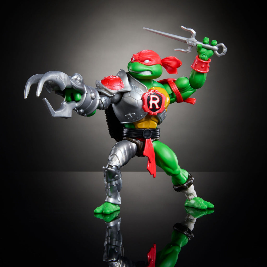 Mattel - Masters of the Universe – MOTU x TMNT: Turtles of Grayskull Figurine articulée - Raphael - Neuf/Scellé - Figurine