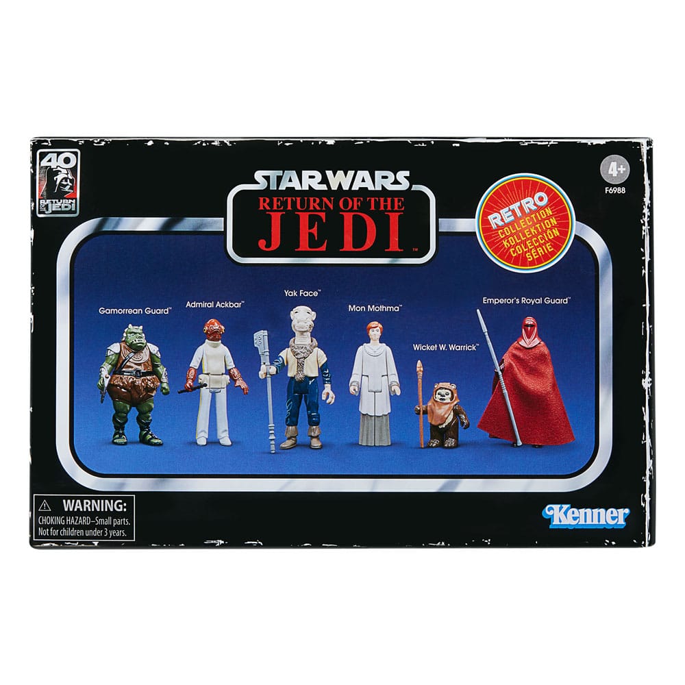 Hasbro - Star Wars - Episode VI Retro Collection Actionfiguren 6er-Pack 10 cm - Neu/OVP - Actionfigur