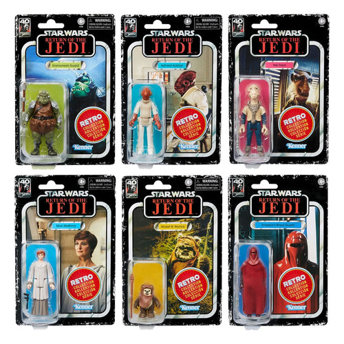 Hasbro - Star Wars - Episode VI Retro Collection Actionfiguren 6er-Pack 10 cm - Neu/OVP - Actionfigur