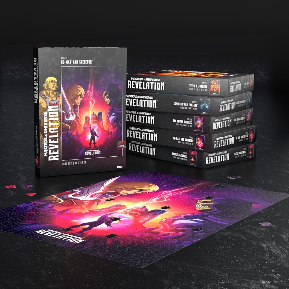 Masters of the Universe: Revelation - Puzzle He‑Man & Skeletor (1000 Teile) - Neu/OVP