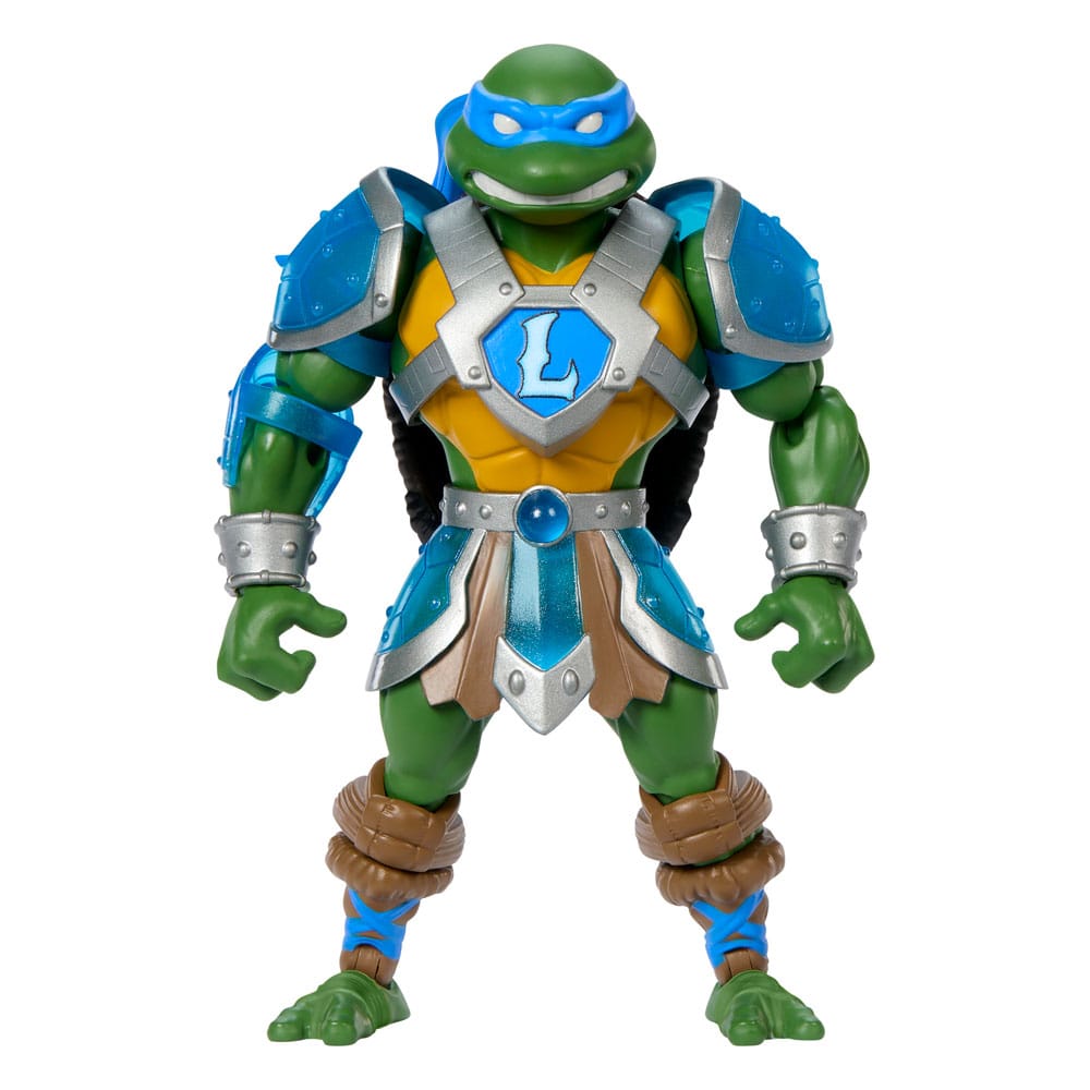 Mattel - Masters of the Universe – MOTU x TMNT: Turtles of Grayskull Figurine articulée - Leonardo - Neuf/Scellé - Figurine