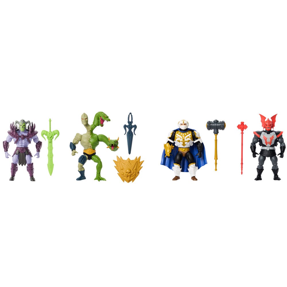 Mattel - Masters of the Universe - Origins - Battle for Eternia (Pack de 4 exclusif à heo) - Neuf/Scellé - Set de figurines articulées