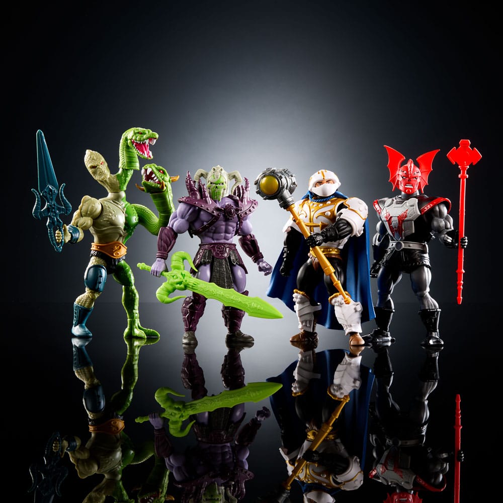 Mattel - Masters of the Universe - Origins - Battle for Eternia (Pack de 4 exclusif à heo) - Neuf/Scellé - Set de figurines articulées