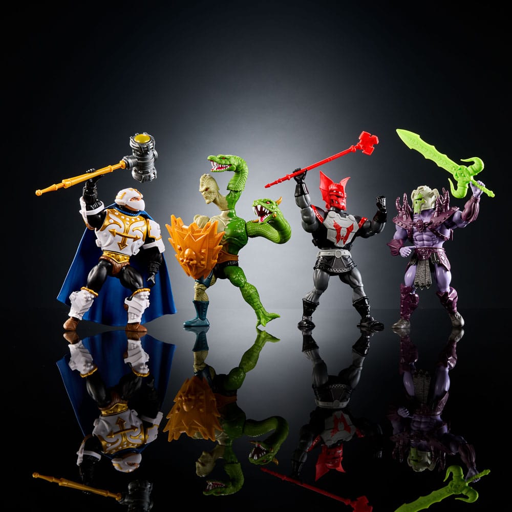 Mattel - Masters of the Universe - Origins - Battle for Eternia (Pack de 4 exclusif à heo) - Neuf/Scellé - Set de figurines articulées