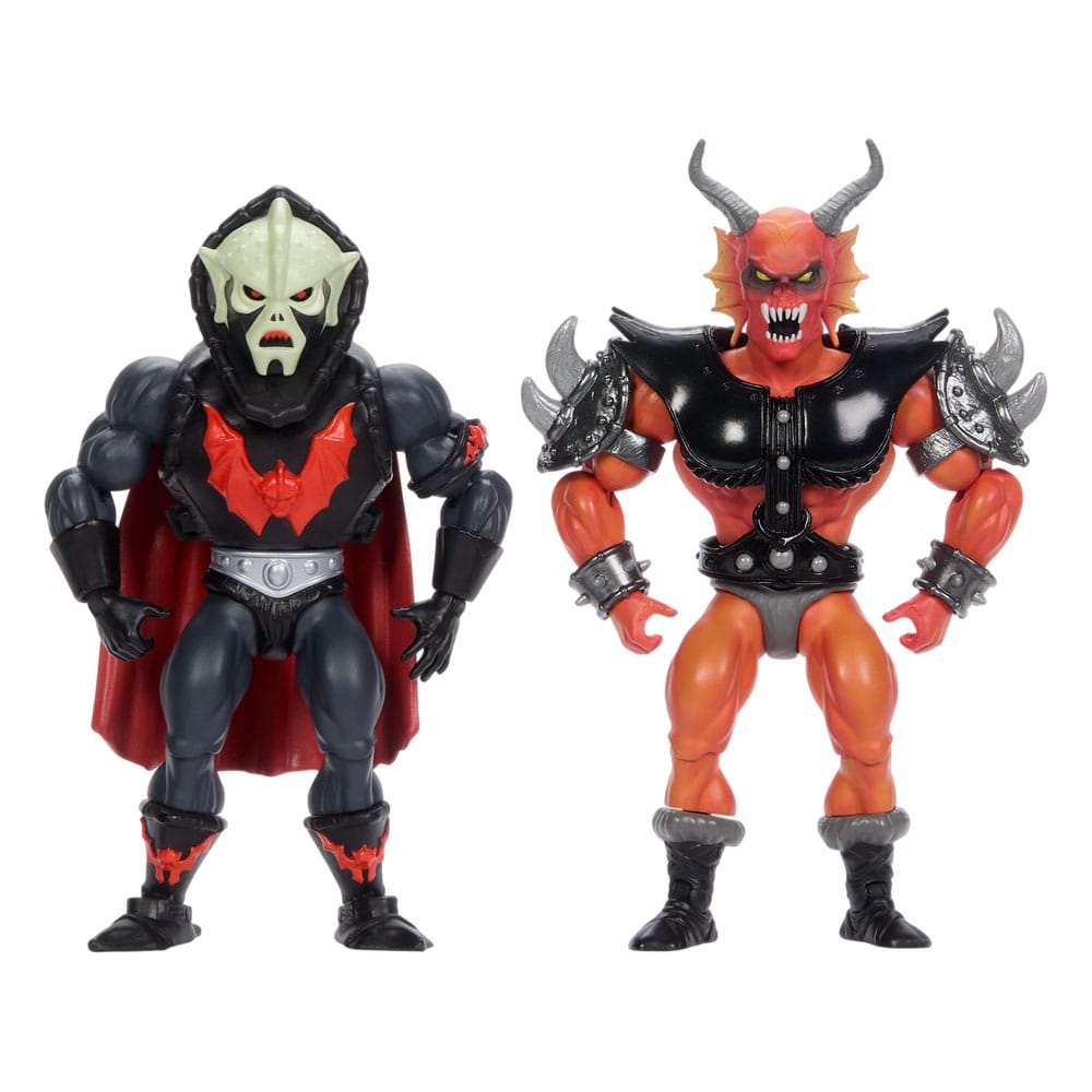 Mattel - Masters of the Universe x Stranger Things - Origins - Hordak & Hellfire-Man - Neuf/Scellé - Pack de 2 figurines