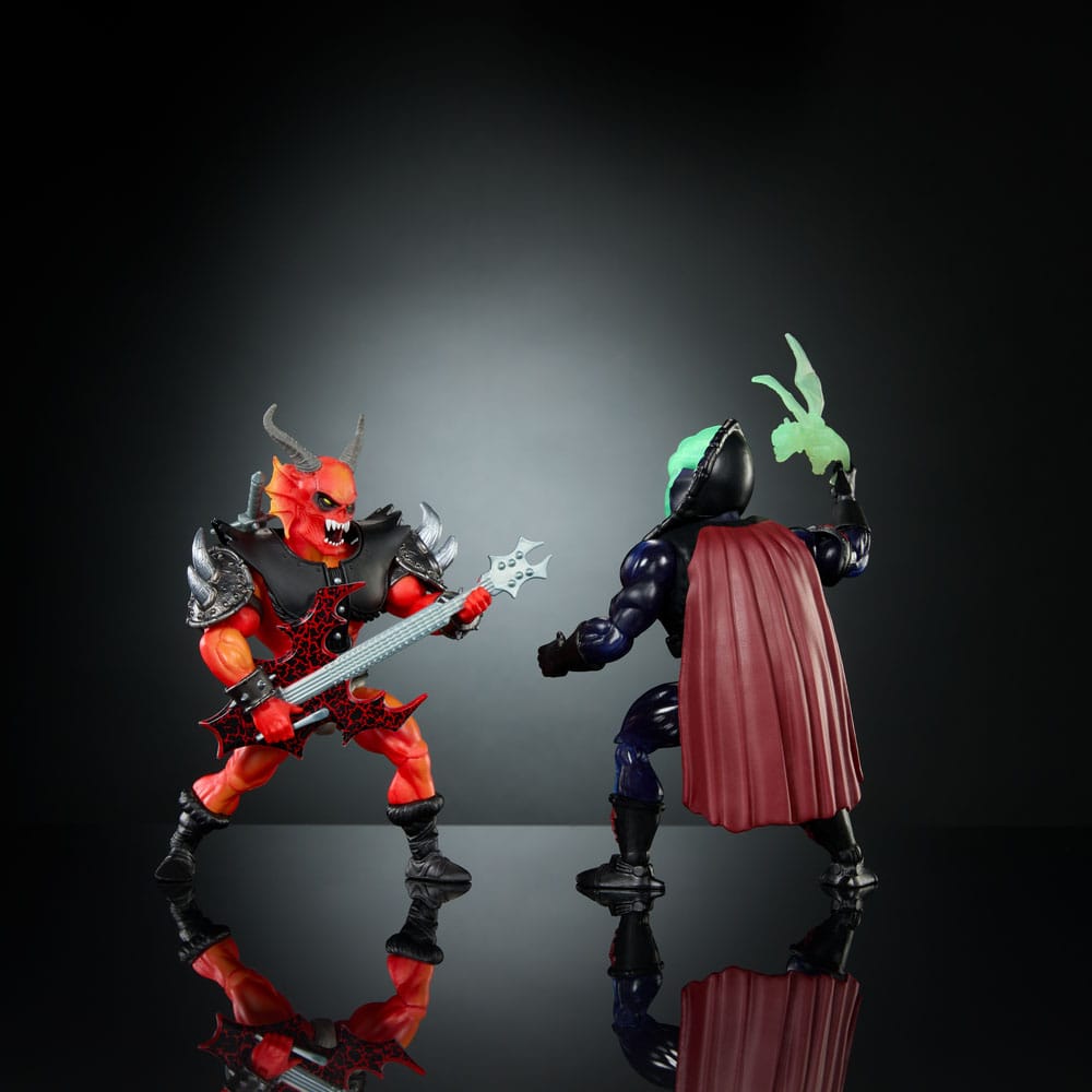 Mattel - Masters of the Universe x Stranger Things - Origins - Hordak & Hellfire-Man - Neuf/Scellé - Pack de 2 figurines